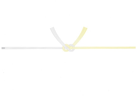 結び切り（黄白）