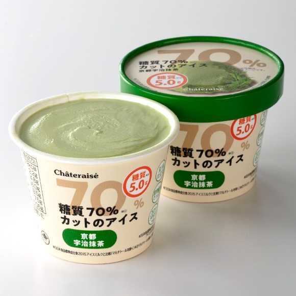 糖質70％カットのアイス 京都宇治抹茶4個入