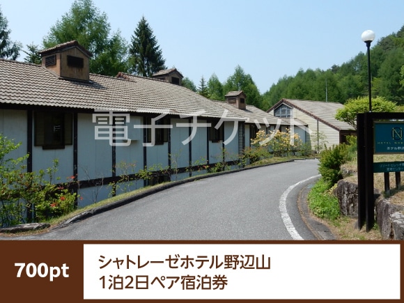 長野県　シャトレーゼホテル野辺山1泊2日ペア宿泊券