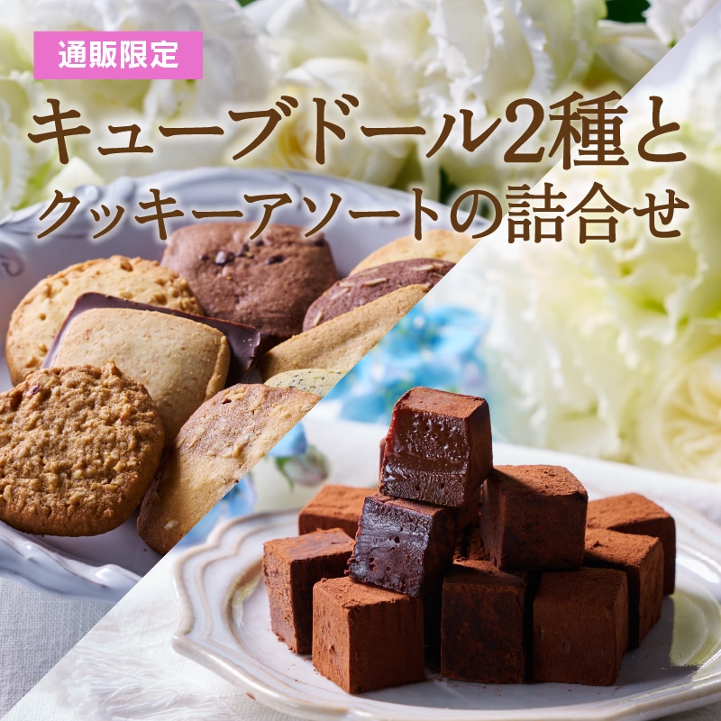 【通販】キューブドール2種とクッキーアソートの詰合せ