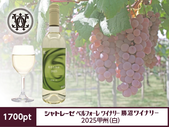 【数量限定ワイン】2025甲州(白)750ml