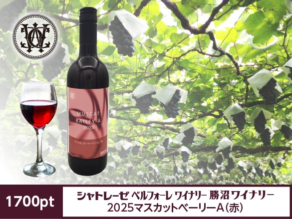 【数量限定ワイン】2025マスカットベーリーA(赤)750ml