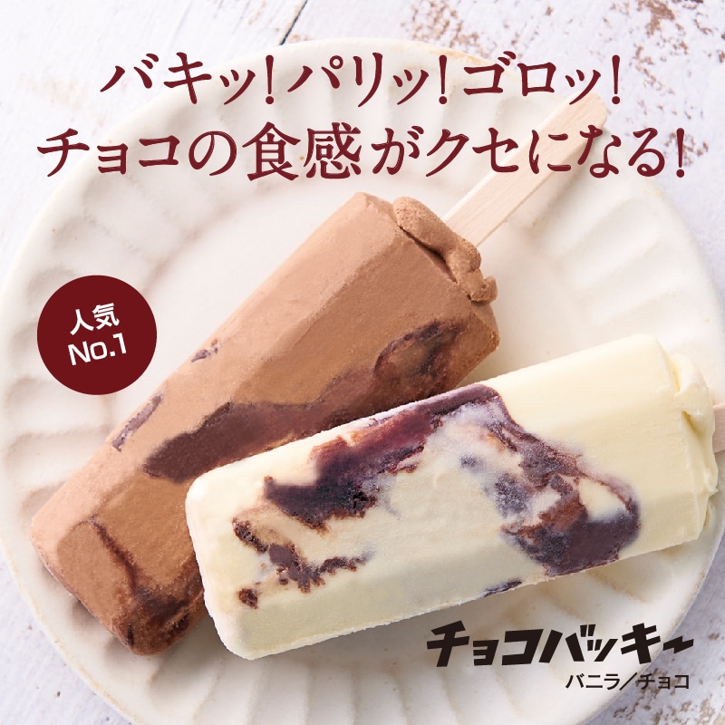 チョコバッキー バニラ／チョコ